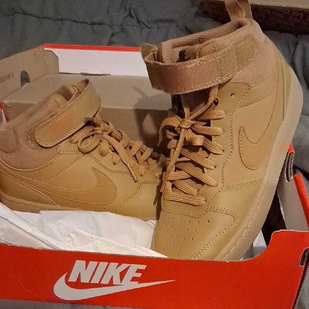 Nike Brown High-Top Sneakers